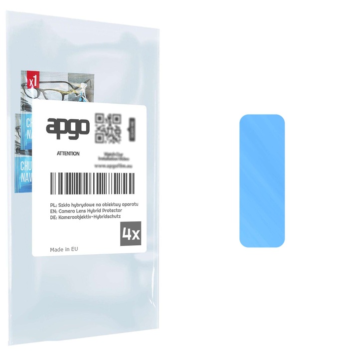 Folie de protectie pentru camera foto Sticla hibrida de protectie pentru Ulefone Note 12P, inlocuitor de sticla calita, fara crapaturi