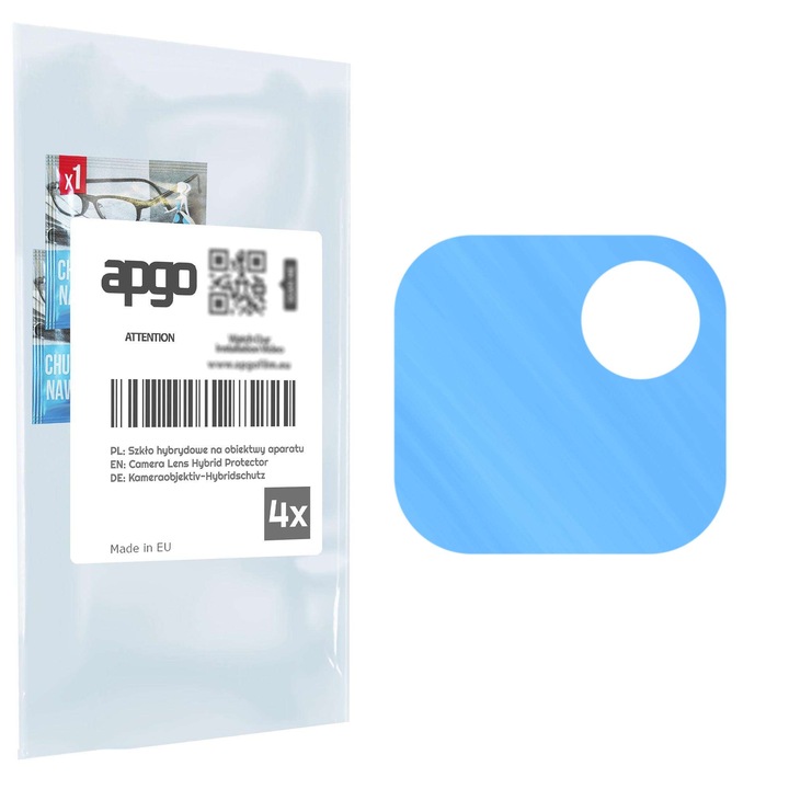 Folie de protectie pentru camera foto Sticla hibrida de protectie pentru Ulefone Note 7, inlocuitor de sticla calita, fara crapaturi