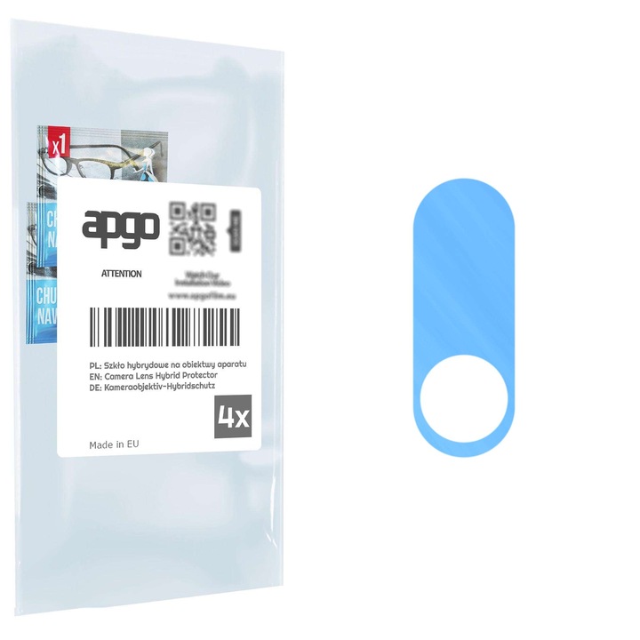 Folie de protectie pentru camera foto Sticla hibrida de protectie pentru Wiko Sunny 5 Lite, inlocuitor de sticla calita, fara crapaturi