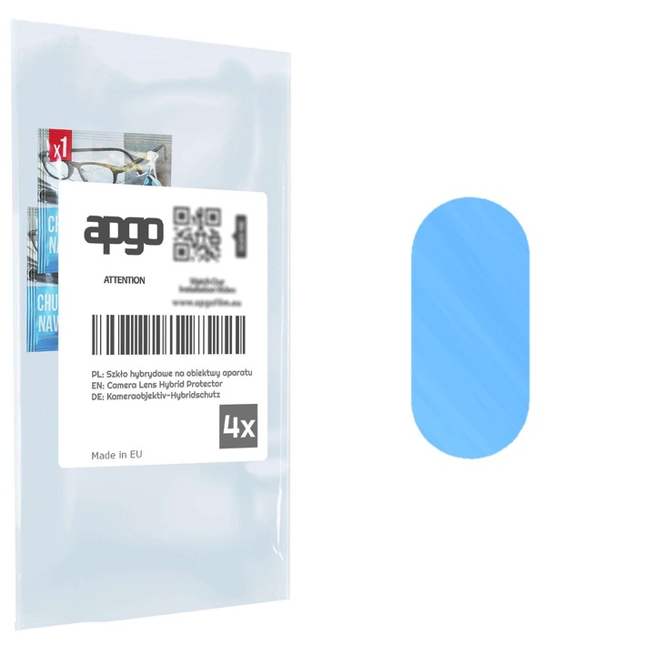 Folie de protectie pentru camera foto Sticla hibrida de protectie pentru Xiaomi Redmi Note 7, inlocuitor de sticla calita, fara crapaturi