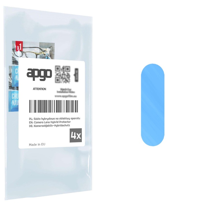 Folie de protectie pentru camera foto Sticla hibrida de protectie pentru Xiaomi Redmi Note 8 Pro, inlocuitor de sticla calita, fara crapaturi