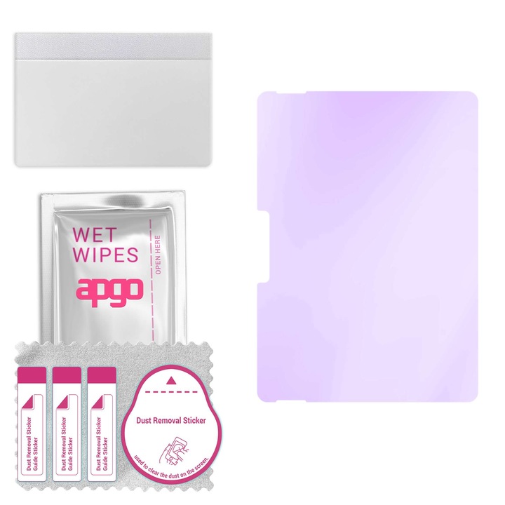 Apgo Anti-Blue Hybrid Glass 9H Screen Protector for Microsoft Surface Go | Go 2 | Go3, tempered glass substitute, non-cracking