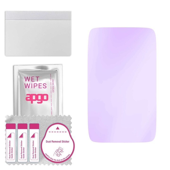 Apgo Anti-Blue Hybrid Glass 9H Screen Protector for TomTom GO 6200 WI-FI model: 4PL60, tempered glass substitute, non-cracking