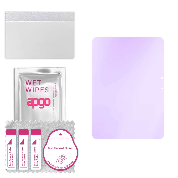 Защитно фолио за таблет, APGO, за Vivo iQOO Pad, Закалено стъкло, Лилаво
