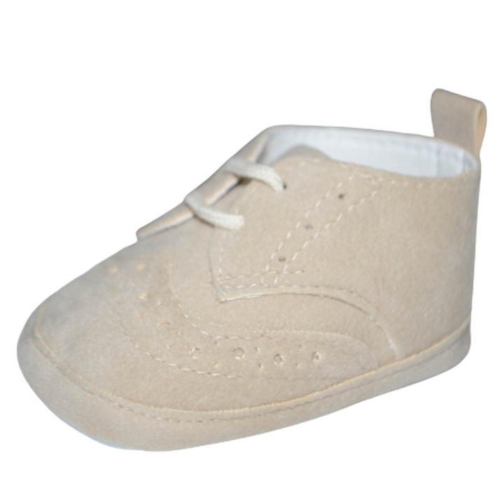 Elegáns Babacipő fiúknak Christopher Baby Club 6031-S, Cream 17 EU