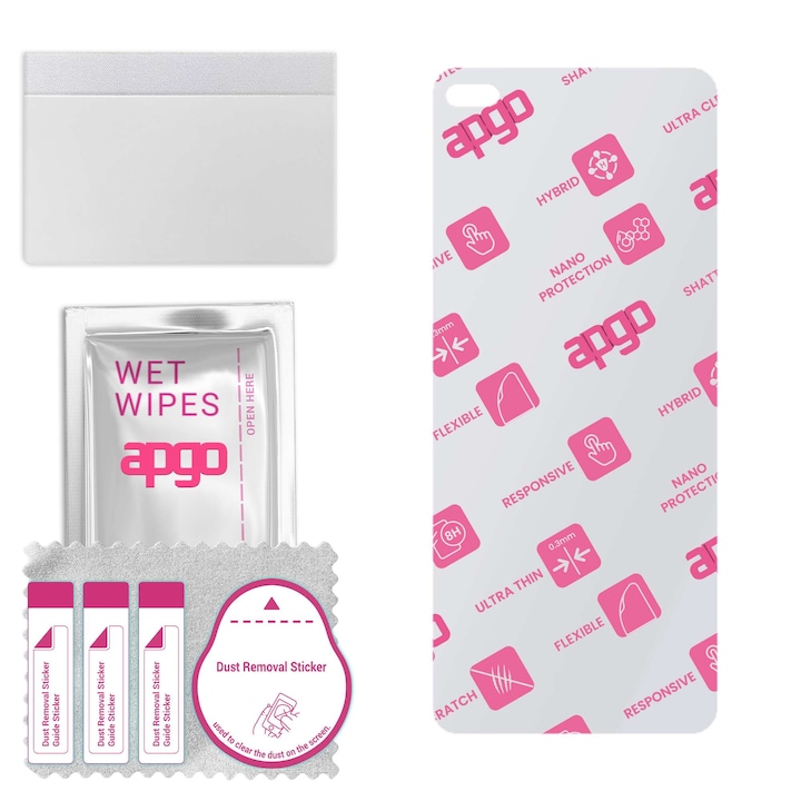 Folie de protectie din sticla hibrida pentru Motorola Moto G100, inlocuitor de sticla calita, fara crapaturi