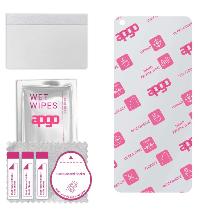 Защитно фолио от хибридно стъкло за Realme C15 Qualcomm Edition, смяна на закалено стъкло, без пукнатини