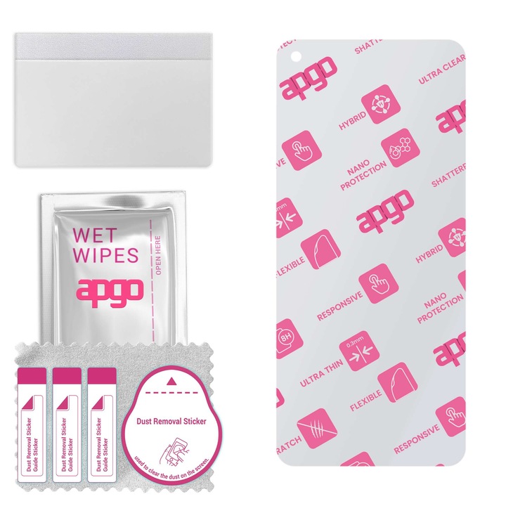 Защитно фолио от хибридно стъкло за Oppo Reno7 Lite 5G, смяна на закалено стъкло, без пукнатини