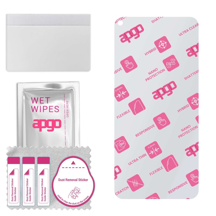 Хибридно стъкло защитно фолио за Oukitel C21 Pro, заместител на закалено стъкло, без пукнатини