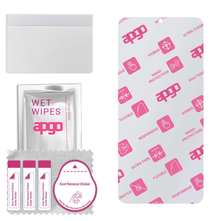 Защитно фолио от хибридно стъкло за vivo U10, заместител на закалено стъкло, без пукнатини