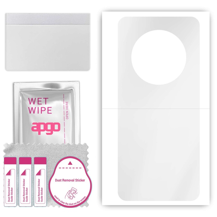 apgo гръб филм за Honor Magic3 Pro, хидрогел филм, с позициониращ слой лесна инсталация на позициониращия слой