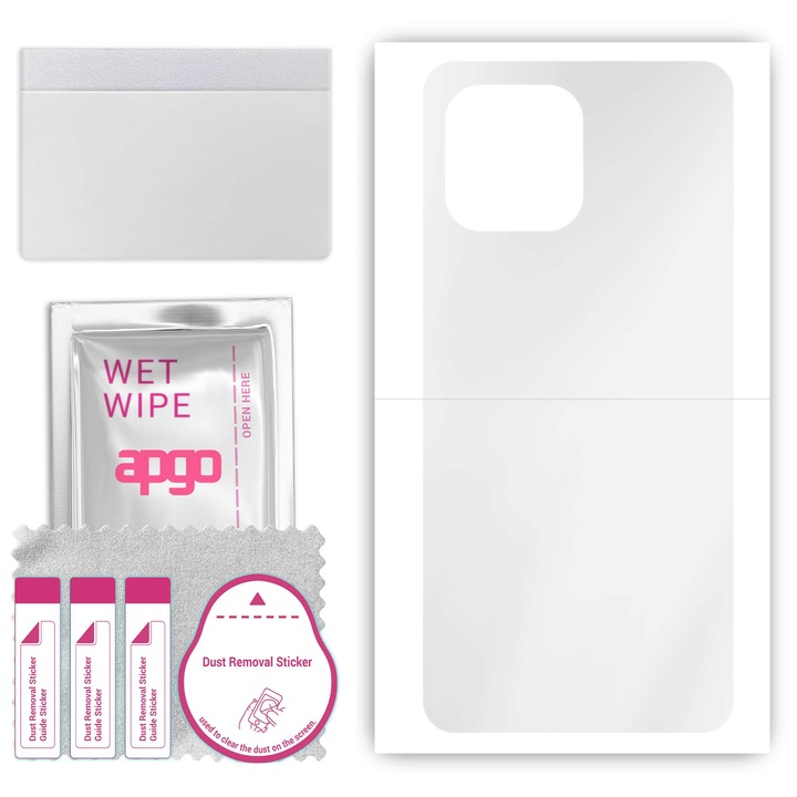 apgo гръб филм за Oukitel C21 Pro, хидрогел филм, с позициониращ слой лесна инсталация на позициониращия слой