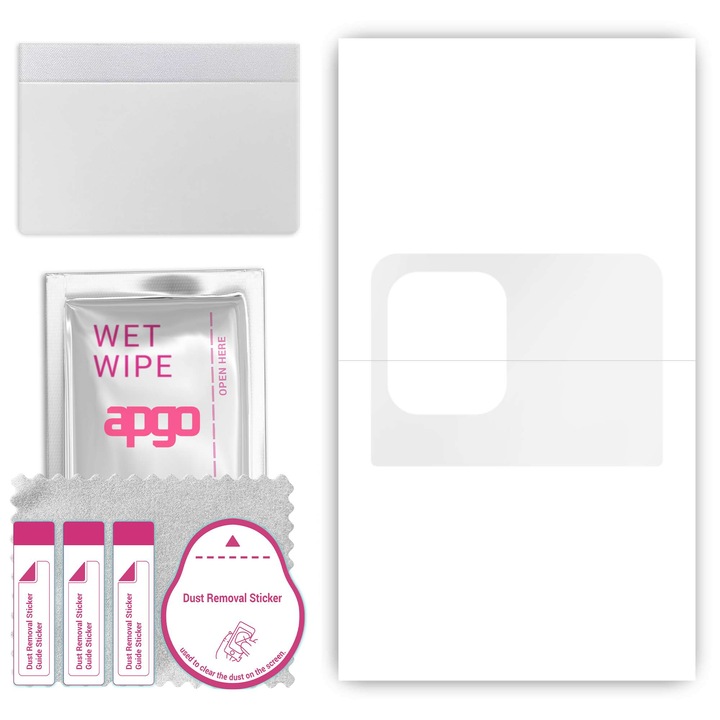 apgo задно фолио за Oppo Find X3 Pro Lensman, хидрогелно фолио, с позициониращ слой лесен монтаж на позициониращия слой