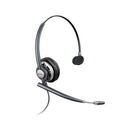 Casti call center, Poly, 17dB, Tip monoauricular, Negru