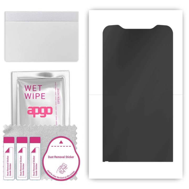 Protector de ecran pentru Trimble TDC600, Anti Spy, film hidrogel, cu strat de pozitionare cu instalare usoara