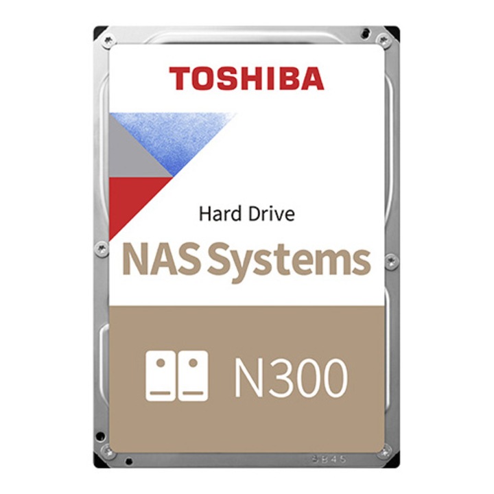 HDD TOSHIBA N300 NAS, 10TB, 7200rpm, 256MB cache, SATA-III