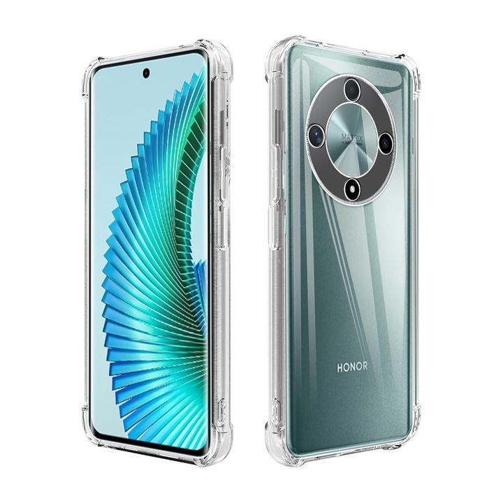 Кейс за телефон Honor X50 5G - Удароустойчив прозрачен гръб