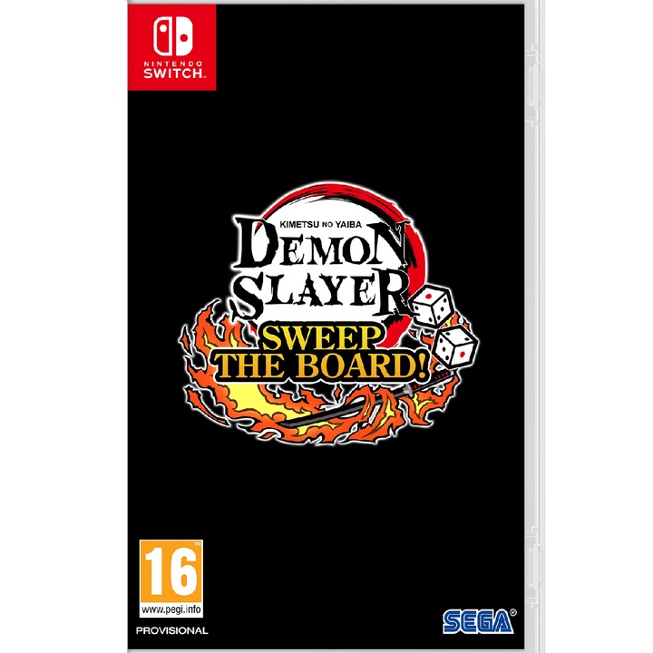 Demon Slayer Kimetsu No Yaiba Sweep The Board játék, Nintendo Switch