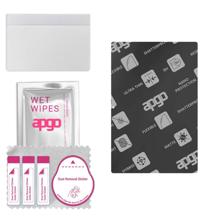 Apgo MATTE Hybrid Glass Screen Protector for Teclast P20HD, tempered glass substitute, non-cracking