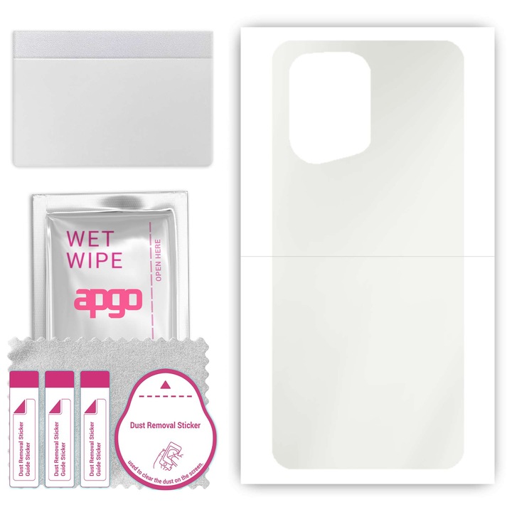 Гръбен протектор за Oppo Find X5 Pro, хидрогелно фолио, с позициониращ слой, лесен монтаж