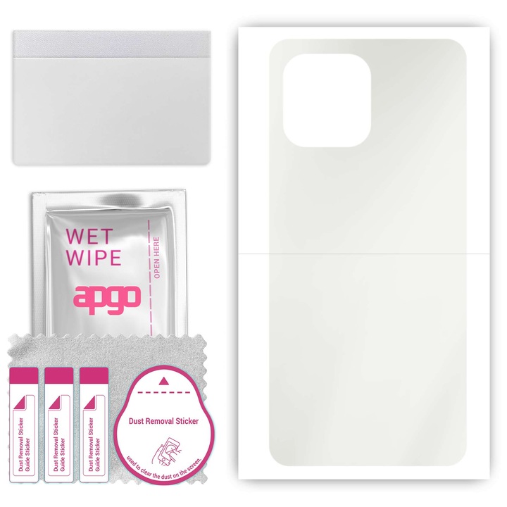 Задно фолио за Oukitel C21 Pro, APGO, хидрогелно, с позициониращ слой, лесен монтаж