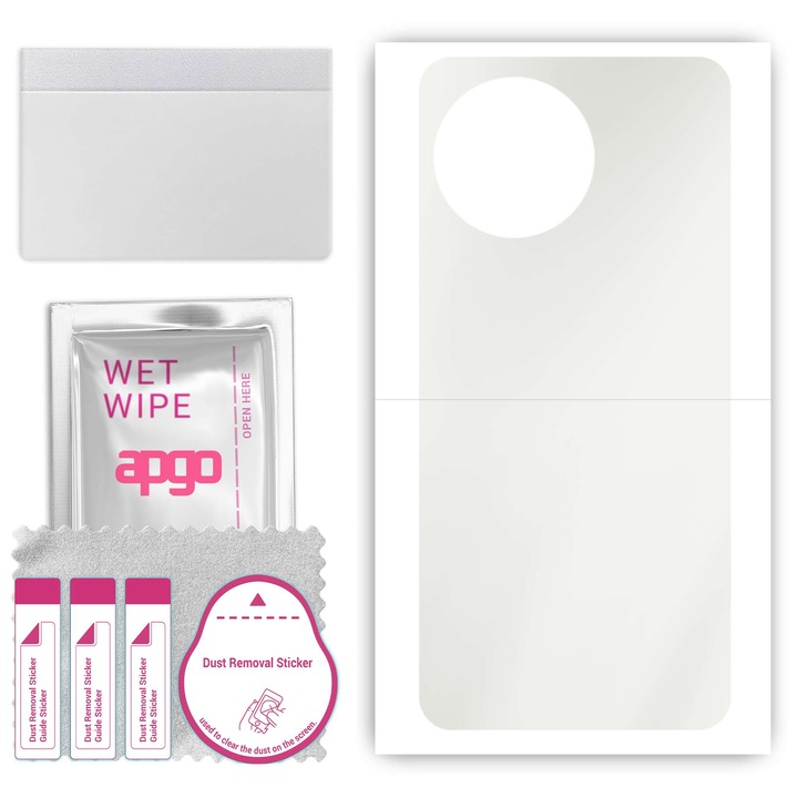 Гръбен протектор за Realme Narzo 60x, хидрогелно фолио, с позициониращ слой, лесен монтаж