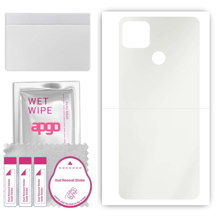 Гръбен протектор за Realme Narzo 30A, хидрогелно фолио, с позициониращ слой, лесен монтаж