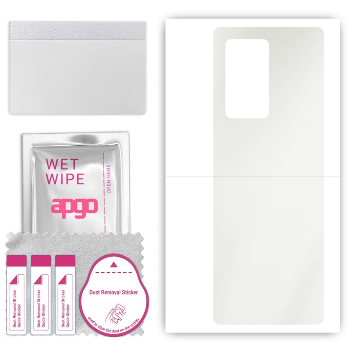 Защитно фолио за гръб на телефон, APGO, за Samsung W22 5G, прозрачно
