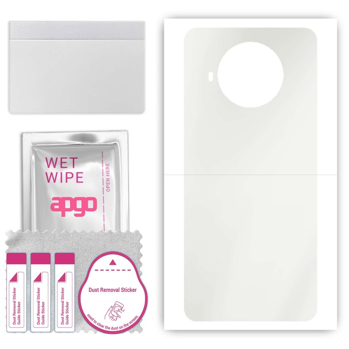 Гръбен протектор за Xiaomi Redmi Note 9 Pro 5G, Хидрогелно фолио, с позициониращ слой, лесен монтаж