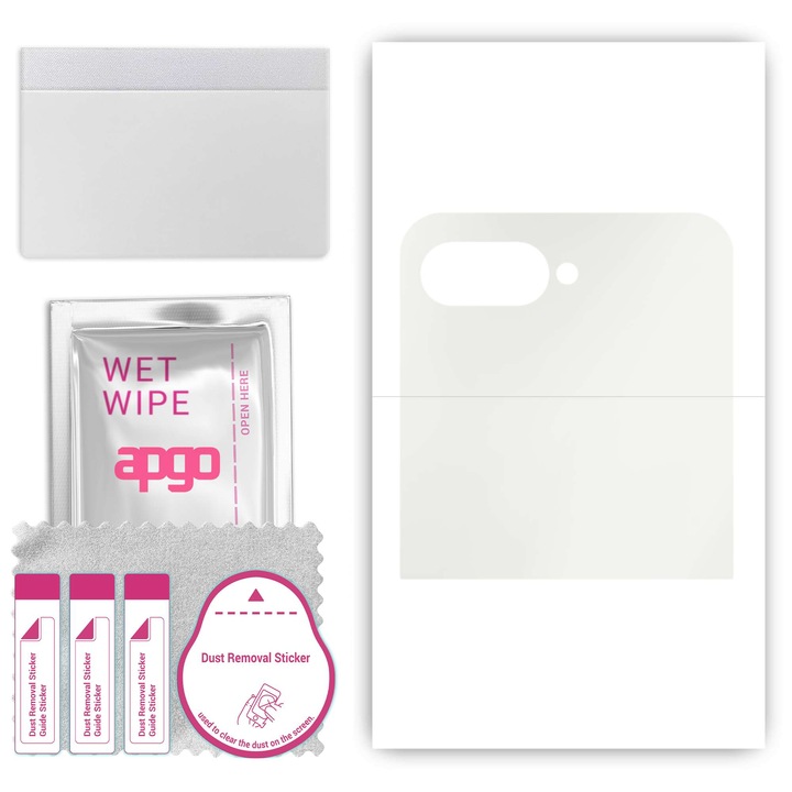 Screen Protector pentru Motorola Razr 40 Ultra, film hidrogel, cu strat de pozitionare instalare usoara