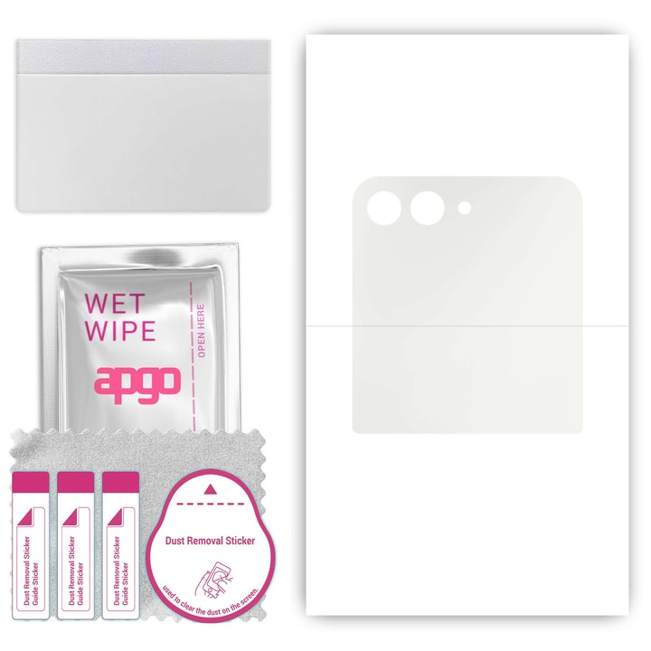 Дисплей протектор за Samsung Galaxy Z Flip5 Retro, хидрогелно фолио, с позициониращ слой, лесен монтаж