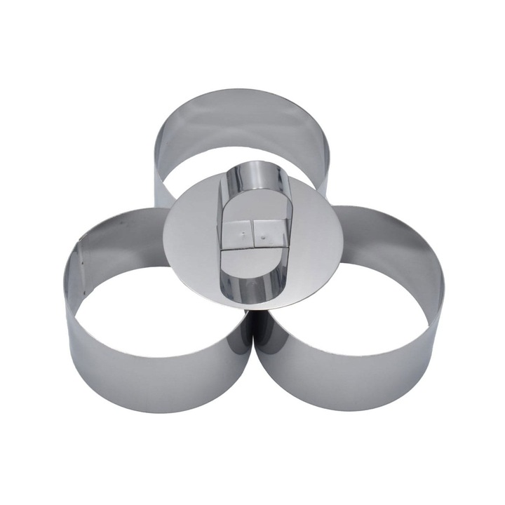 Desszert alakú, Barna, Fém, Ezüst