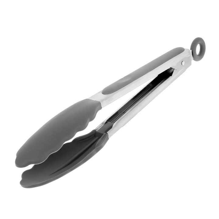 Clește de bucătărie Brunbeste, Silicon, Gri