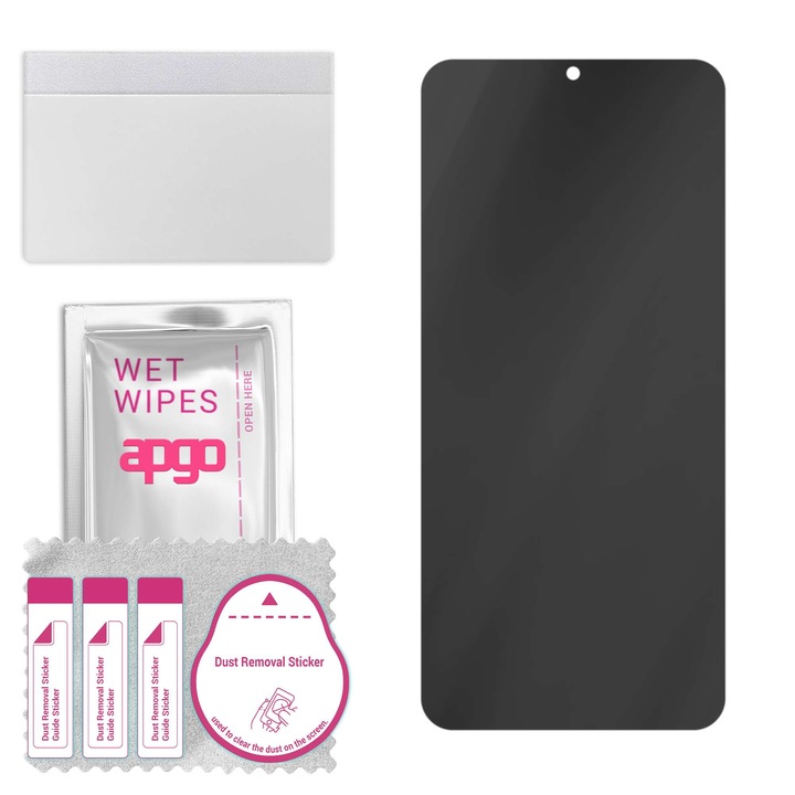 Privacy Hybrid Film за HTC Desire 22 Pro, 7H, матово, антишпионско, смяна на закалено стъкло, без пукнатини