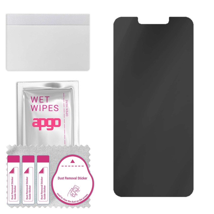 Фолио Privacy Hybrid за HTC Desire 12, 7H, мат, антишпион, смяна на закалено стъкло, без пукнатини