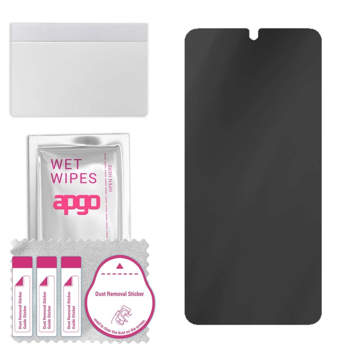 Folie Privacy Hybrid pentru Samsung Galaxy S21 FE 5G, 7H, mat, anti-spionaj, inlocuitor de sticla calita, fara crapaturi