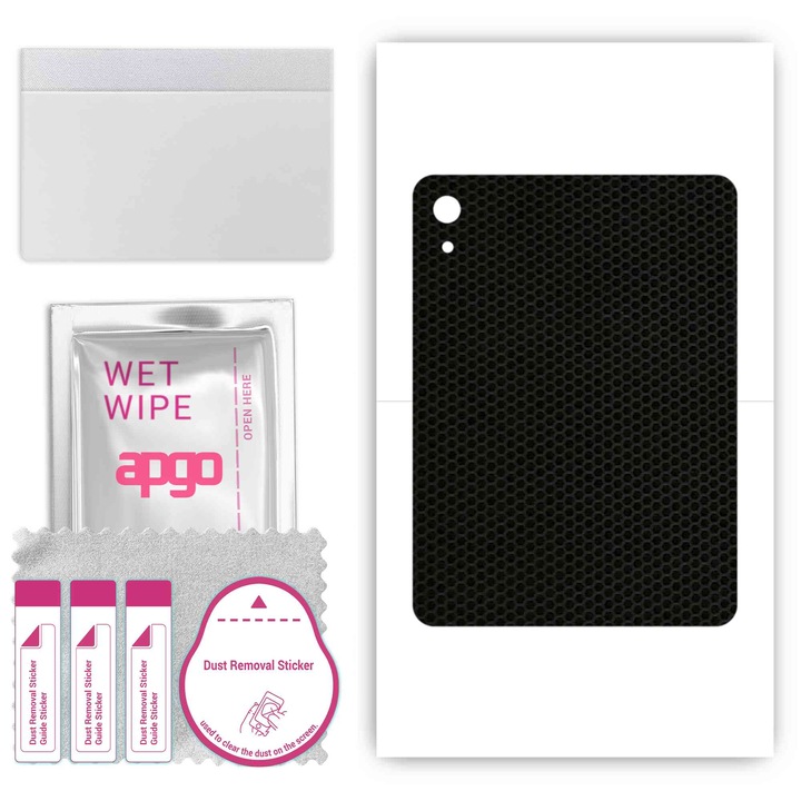 Folie protectie spate, APGO, pentru Apple iPad 2022, rezistent la zgarieturi, set complet