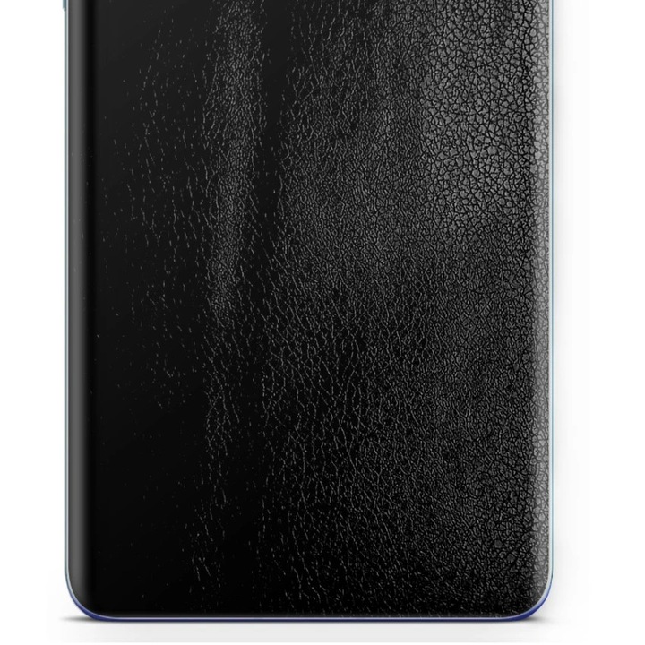 Задно винилово фолио, съвместимо с Vivo X100, устойчиво на надраскване, черна кожа