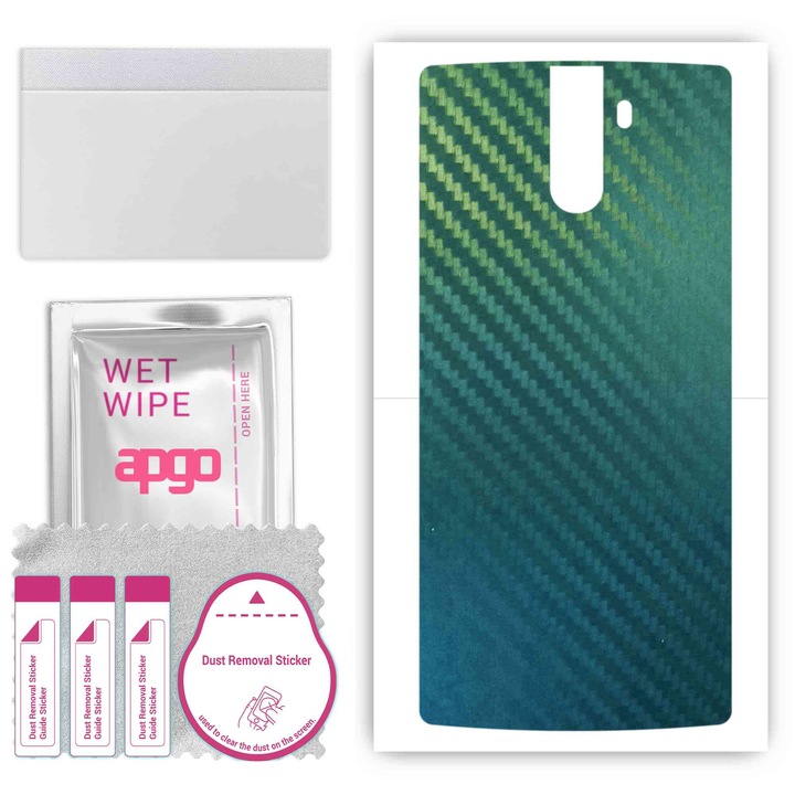 Doogee BL1200 Pro Устойчив на надраскване Carbon Chameleon CAKA1 Заден капак Съвместим с Doogee BL1200 Pro Vinyl