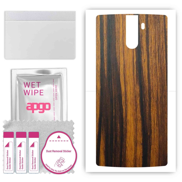 Съвместимо с Tigerwood Doogee BL1200 устойчиво на надраскване задно винилово фолио