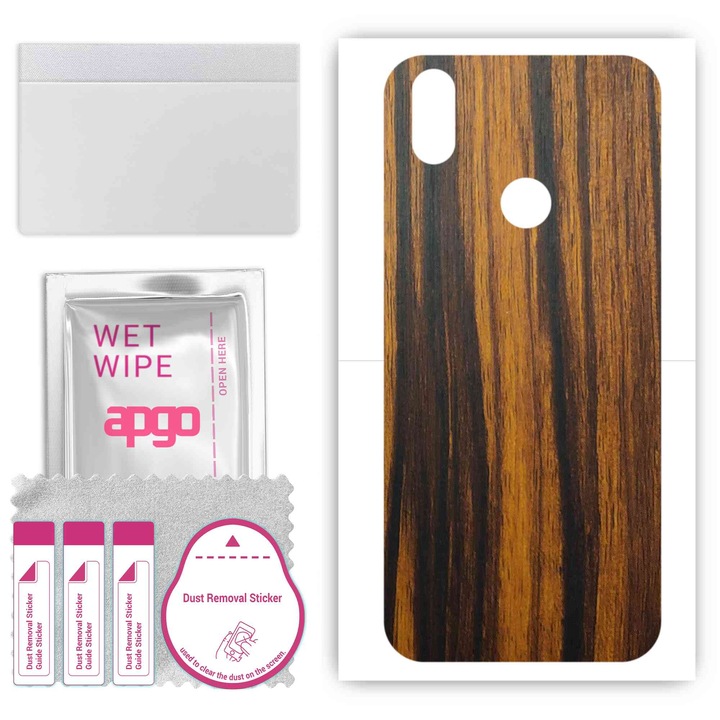 Съвместимо с Tigerwood Doogee BL500 Lite устойчиво на надраскване задно винилово фолио