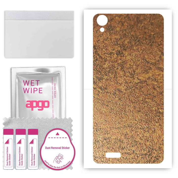 Doogee X100 Устойчив на надраскване заден винилов филм Rusty Copper