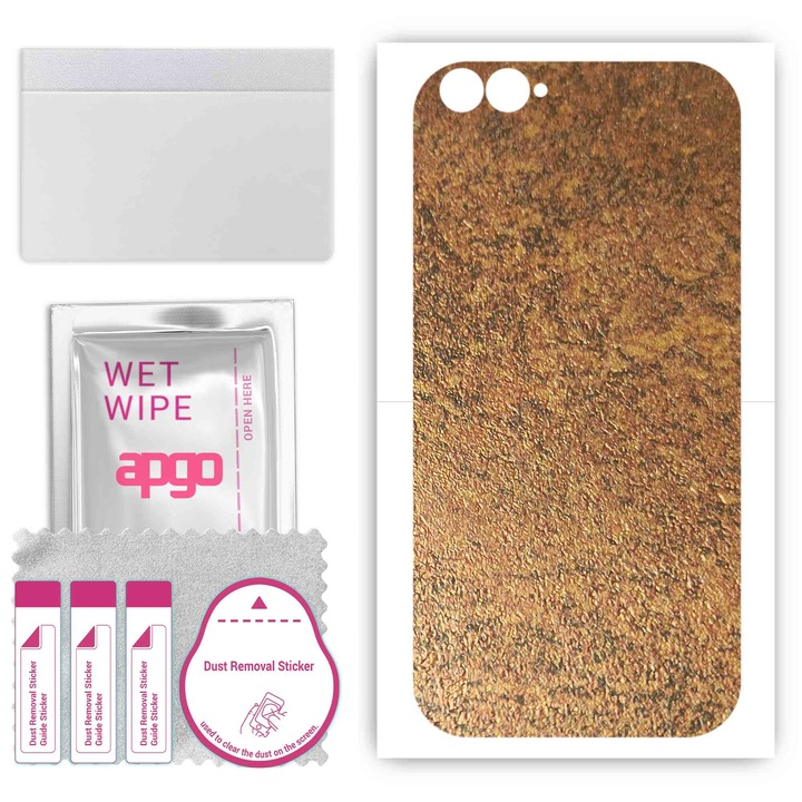 Съвместим с Doogee X30 устойчив на надраскване заден винилов филм Rusty Copper