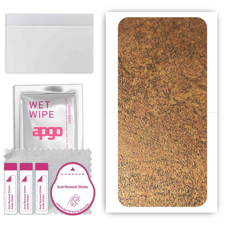 Doogee X55 Устойчив на надраскване заден винилов филм Rusty Copper