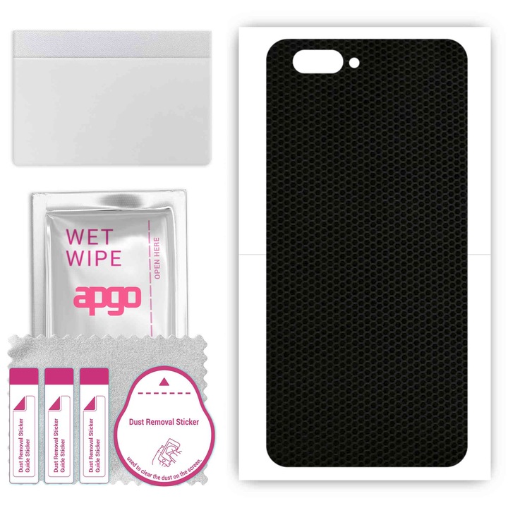 Задно винилово фолио, съвместимо с Doogee Y7 Plus, устойчиво на надраскване, Matrix