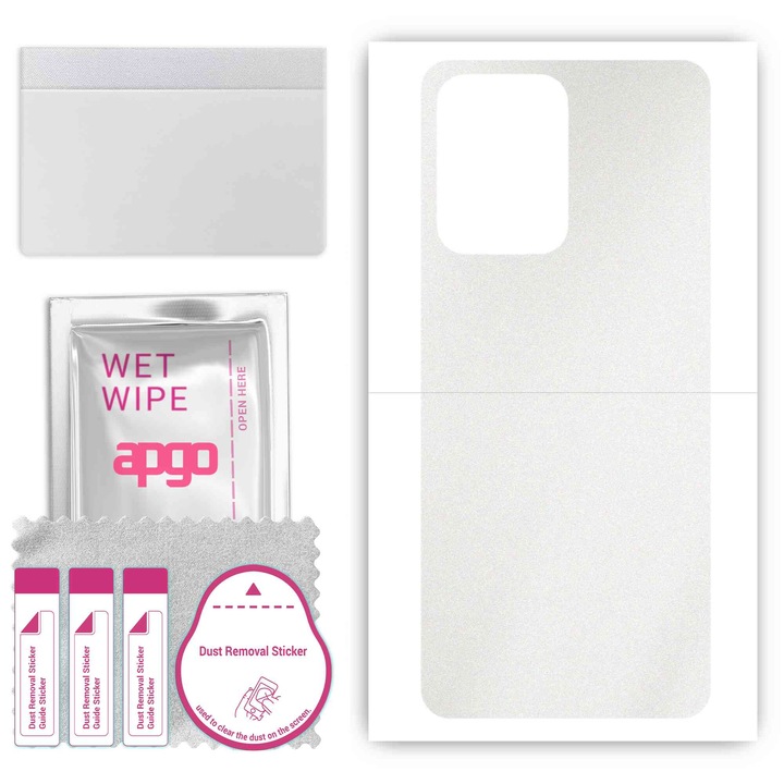 Задно винилово фолио, съвместимо с Vivo Y11 2023, устойчиво на надраскване, прозрачно матово