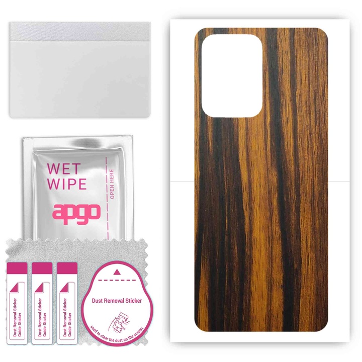 Съвместимо с Tigerwood Vivo Y11 2023 устойчиво на надраскване задно винилово фолио