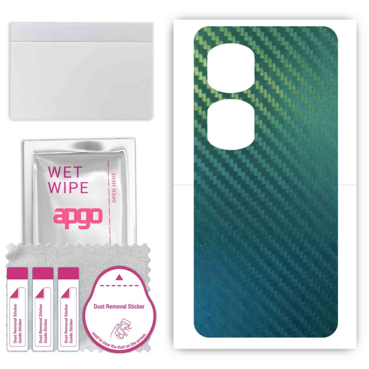 Honor 90 Pro съвместим, устойчив на надраскване въглероден хамелеон CAKA1 заден винилов филм