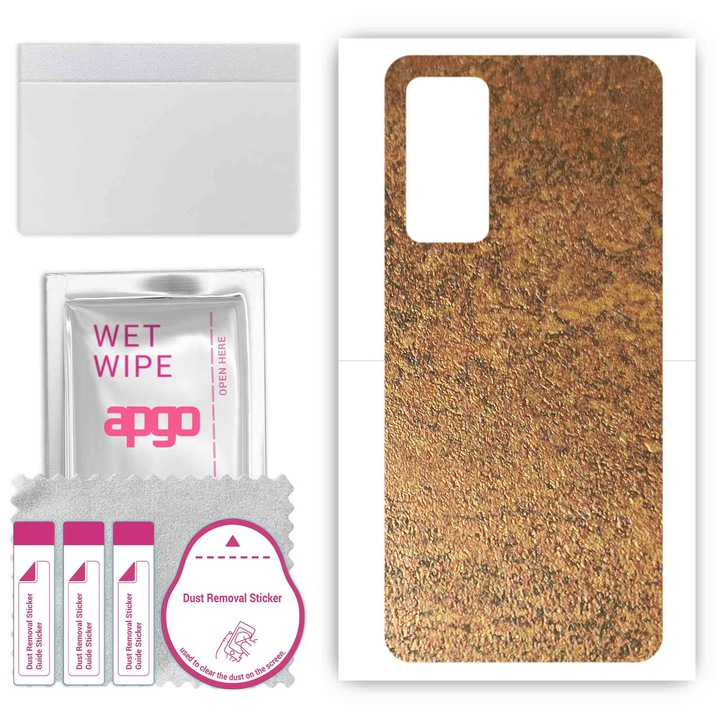 Honor Play 4 съвместим, устойчив на надраскване заден винилов филм Rusty Copper