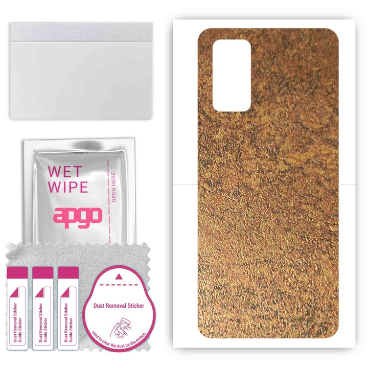 Honor Play 4 Pro Устойчив на надраскване заден винилов филм Rusty Copper